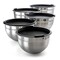 Megachef 5 Piece Multipurpose Stackable Mixing Bowl Set with Lids MG-10L - alternate 5