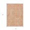Homeroots 8' X 10' Orange And Ivory Abstract Washable Indoor Outdoor Area Rug 594950 - alternate 5