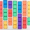 Connetix Magnetic Tiles Rainbow Rectangle Pack, 18-Piece Set CT-R-00018-RE - alternate 3