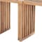 Homeroots 27in Natural Solid Wood Extendable Indoor Outdoor Bench 668843 - alternate 4