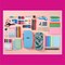 Its Academic Expanding Pencil Case, Portable Pouch for Office & School Supplies, Travel Organizer Bag, 2-Pack 24362-PMWC-2PK - alternate 4