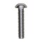 Auveco 8-32 x 3/4in Slotted Round Head Machine Screw 18-8, 100PK 13300 - alternate 1