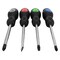 Performance Tool 26 pc. Screwdriver Set, Magnetic Tips, Storage, Slotted Phillips Pozi Star W1738 - alternate 5