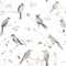 Chesapeake Birdsong Mauve Trail Wallpaper 3124-13854 - alternate 1