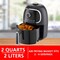 Brentwood Industries 2 Quart Small Electric Air Fryer Black with Timer and Temp Control AF-202BK - alternate 4