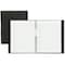 Blueline NotePro Hard Romanel Cover Notebook - Letter - 200 Sheets - Twin Wirebound - Ruled Margin - Letter A10200EBLK - alternate 1