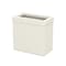 Gatco Modern Rectangular 3 Gal. Wastebasket, Matte Pearl 1939 - alternate 1