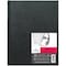 Canson Artist Series Sketch Art Book, Black Cover, Hardbound, 108 Sheet, 8.5x11 inch C100510413 - alternate 1
