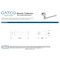 Gatco Beverly Euro Toilet Paper Holder, Satin Nickel 5513SN - alternate 3