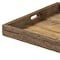 Homeroots 24in Brown Square Reclaimed Wood Tray With Handles 376050 - alternate 4