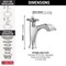 Delta Dorval: Single Handle Bathroom Faucet 557-MPU-DST - alternate 2
