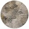 Homeroots 8' Taupe Beige And Brown Round Abstract Washable Indoor Outdoor Area Rug 577633 - alternate 5