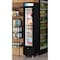 Koolmore 17 in. Slim Commercial Merchandiser Freezer with Manual Defrost, 6.5 Cu. Ft. Capacity, in Black KM-MDF-17S - alternate 4