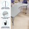 Flash Furniture Commercial Adjustable Height Kidney Activity Table with Locking Casters-Gray XU-A4872-KIDNY-GRY-T-A-CAS-GG - alternate 2