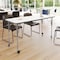 Flash Furniture Commercial Adjustable Height Rectangular Activity Table - Locking Casters-White XU-A2460-REC-WHT-T-A-CAS-GG - alternate 5