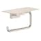 Hansgrohe AddStoris Toilet Paper Holder with Shelf in Brushed Nickel 41772820 - alternate 1