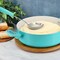 Martha Stewart Everyday Drexler Stainless Steel Serving Spoon in Turquoise 138314.01 - alternate 3