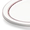 Sur La Table 2 Piece Le Marais New Bone 14 Inch Fine Ceramic Oval Platter Set in Brick 750122366M - alternate 3