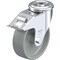 Blickle Kingpin Swivel Cstr, Gry Nylon, 6", Brake LER-POG 150G-FI - alternate 1
