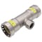Viega MegaPressG tee P1 1.25 P2 1.25 FPT 0.75 carbon steel zinc-nickel coating 25506 - alternate 2