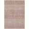 Homeroots 5' X 8' Blush Gold And Ivory Tribal Washable Indoor Outdoor Area Rug 582609 - alternate 6
