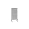 Ghent Pointe Mobile Glassboard, Non-Magnetic, 77''H x 36''W, Gray Painted Glass, Black Frame PNT1UN7736BLKGY - alternate 1