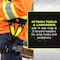 Fall Safe Safety Harness, Aluminum, 2XL, Black/Green FS242ICD-2XL - alternate 6