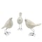 Homeroots Set of Three Black and White Fabric Bird Statue Tabletop Sculpture, 3PK 520810 - alternate 3