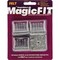 Magic Sliders Magic Fit - 1-7/16'' - 1-5/8'' Square Felt Furniture Leg Cup, 4PK 26642 - alternate 1
