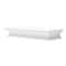 Homeroots 32in Classic White Floating Wall Shelf 397788 - alternate 2