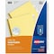 Avery Dividers, Insert, 5-Tab, Clear AVE11110 - alternate 1