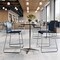 Flash Furniture Commercial Navy Plastic Stack Stools, Contoured Backs and Sled Bases-Set of 3, 3PK 3-RUT-239AH-CS-NV-GG - alternate 5