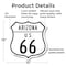 Signmission Arizona Route Marker Shield Sign Us 66, 12 Inch X 12 Inch, Plastic Sign SHI-P-12-360 - alternate 3