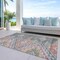 Homeroots 9' X 12' Gray And Terra Cotta Southwestern Washable Indoor Outdoor Area Rug 603549 - alternate 3