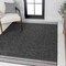 Jonathan Y Alda Modern Minimalist Mingled Solid Black/Cream 4 ft. x 6 ft. Indoor/Outdoor Area Rug TSN213A-4 - alternate 5