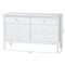 Baxton Studio Hoffman Dresser with Scalloped Apron and Turned Legs, White 272-14816-ZORO - alternate 6
