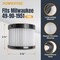 Powertec 49-90-1951 Wet Dry Vacuum Filter for Milwaukee M18 0882-20 Compact Vacuum, 2PK 75135 - alternate 3