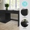 Martha Stewart Kayden Single-Drawer Desk w/3 Drawer File Cabinet in Black w/Oil Rubbed Bronze Hardware KHO-23042-TBFC-BK-BK-MS - alternate 4