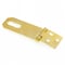 Prime-Line Door and Gate, Safety Hasp Hinge Latch with Fixed Staple 2-1/2 inch with Screws, Brass Plated U 117056 - alternate 3