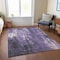 Homeroots 5' X 8' Purple And Ivory Abstract Washable Indoor Outdoor Area Rug 617657 - alternate 2
