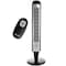 Holmes 36 Inch Oscillating Tower Fan with Remote Control in Black and Silver HTF3606ARBWM - alternate 1