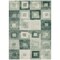 Homeroots 3' X 5' Green And Ivory Geometric Washable Indoor Outdoor Area Rug 605031 - alternate 6