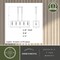 Vaxcel Pratt 5-Light Linear Chandelier, Two-Tone Brushed Nickel, Farmhouse Cage, 34-In. Wide H0332 - alternate 5