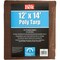 Do It Best 1 Side Green/1 Side Brown Woven 12 Ft. x 14 Ft. Medium Duty Poly Tarp 764388 - alternate 2