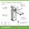 Symmons Duro Single-Hole Single-Handle Bathroom Faucet with Push Pop Drain (1.0 GPM) SLS3612PP - alternate 2