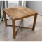 Homeroots 36" Brown Square Solid Wood Trestle Base Dining Table 476415 - alternate 4