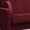 Homeroots 87" Red Chenille Sleeper Sofa And Toss Pillows With Brown Legs 607136 - alternate 4