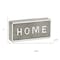 Homeroots 4" Gray And White Metal Home Hand Painted Tabletop Sign 635388 - alternate 5