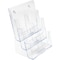 Deflecto Docuholder, 3 Tier, Wall-Mount, Clear 77401 - alternate 2