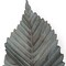 Homeroots Brattea 16" X 9" Green Leaf Metal Hanging Dimensional Sculpture 608647 - alternate 3